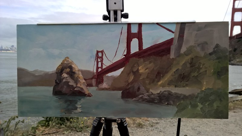 Painting from Richard Robinson's San Francisco Workshop